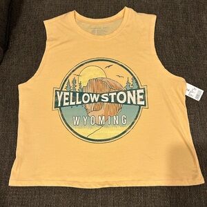 NWT Weekend Soul Yellowstone Wyoming Tank Top